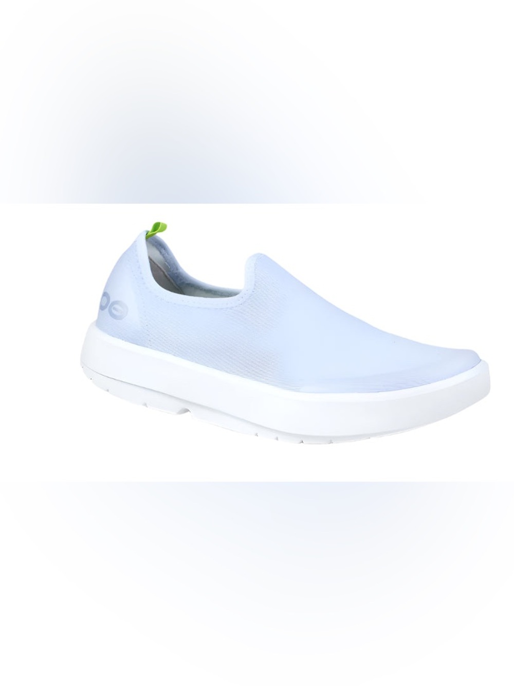 Women's OOFOOS OOmg eeZee Canvas Low Shoe Light Blue Slip On Women’s Size 7